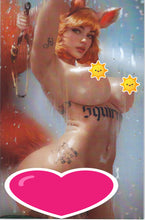 Load image into Gallery viewer, POWER HOUR 3 Shikarii NUTS Squirrel Girl FULL Nude with Tattoos and Piercings Virgin Cover Limited to ONLY 300 NM
