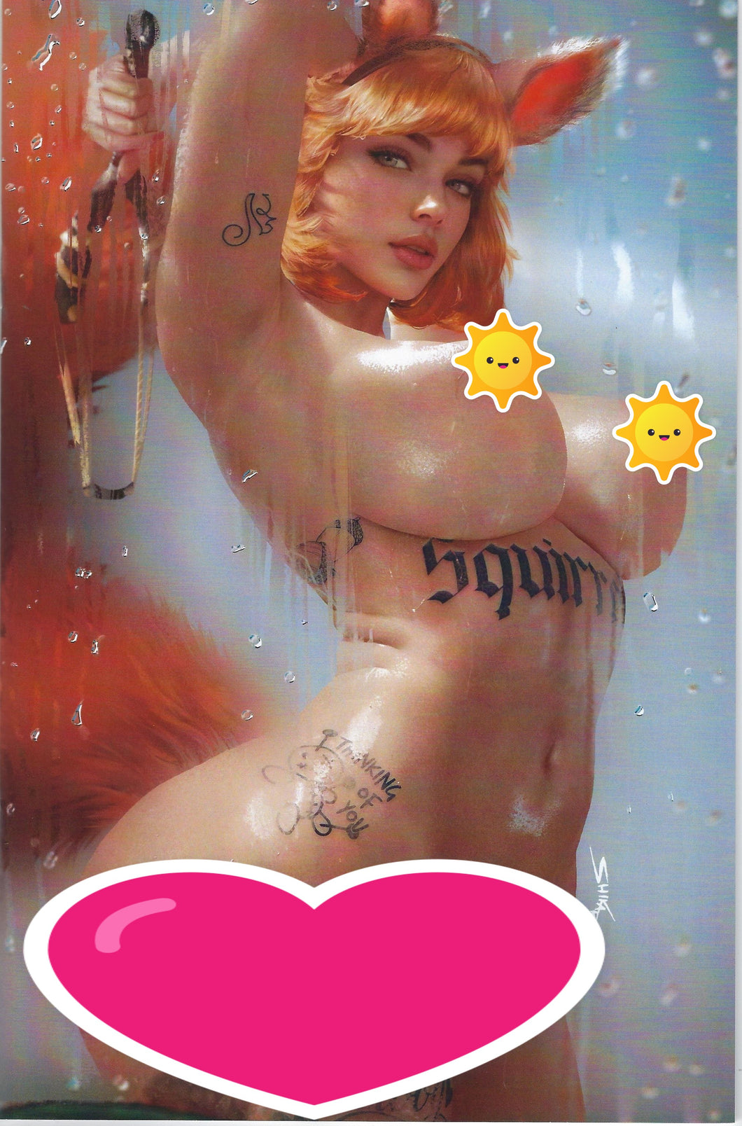POWER HOUR 3 Shikarii NUTS Squirrel Girl FULL Nude with Tattoos and Piercings Virgin Cover Limited to ONLY 300 NM