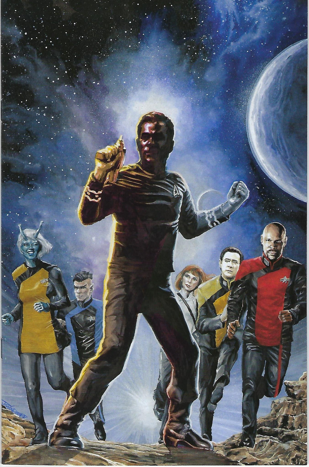 Star Trek Annual 2023 J. K. Woodward 1:50 Virgin Kirk Variant Cover !!!  NM