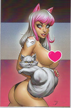 Load image into Gallery viewer, Miss Meow #5 Kickstarter Topless Domestic Virgin Ale Garza Variant Cover NM
