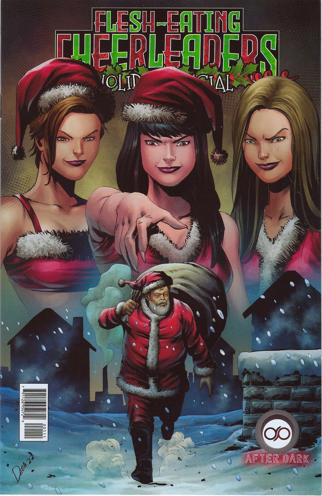 Flesh-Eating Cheerleaders Holiday Special Deon Variant Cover 