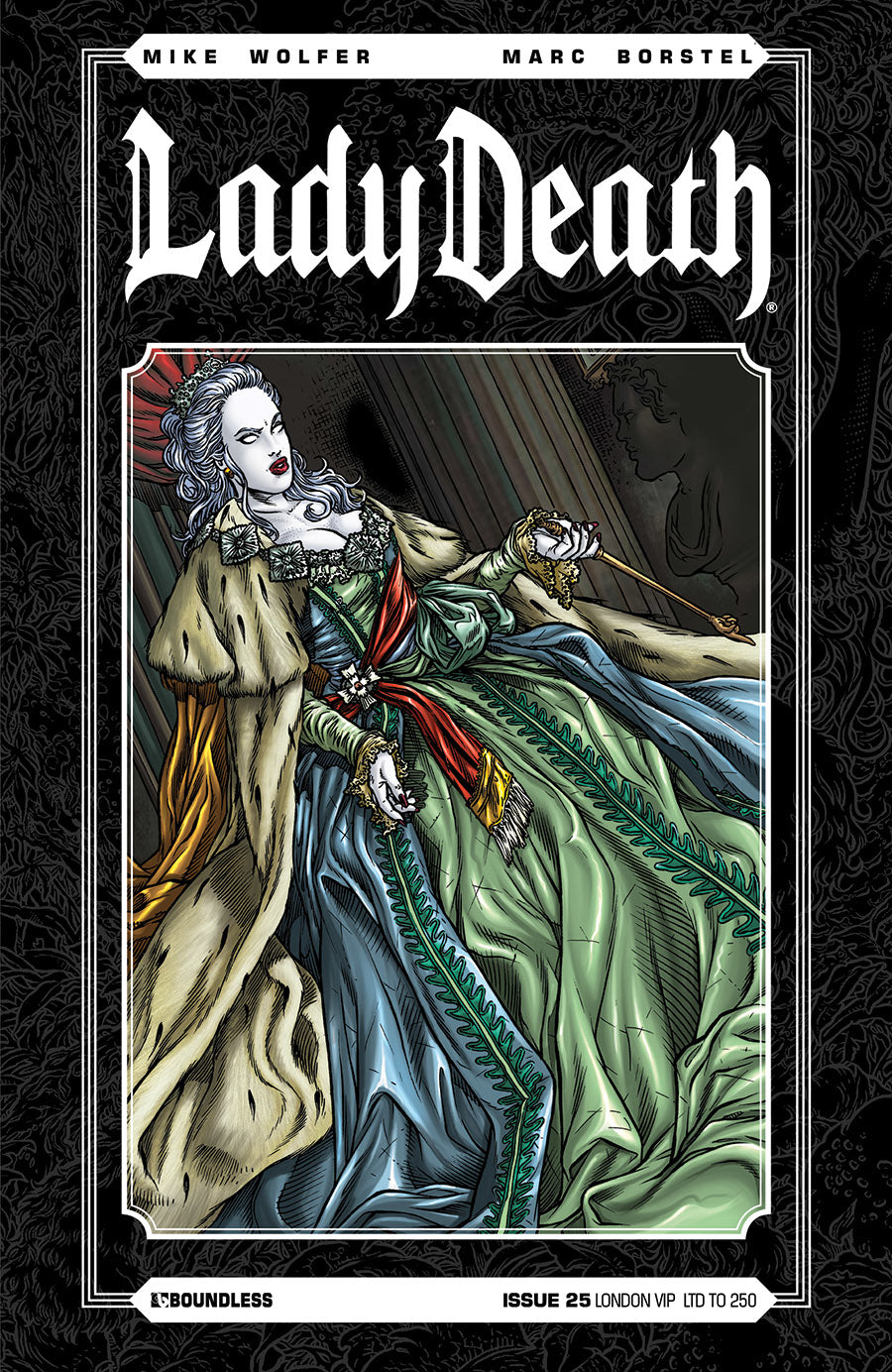 Lady Death # 25 LTD to 250 Juan Jose London VIP Variant Cover !!!   NM