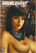 Load image into Gallery viewer, DOUBLE IMPACT #1 Piper Rudich Jazz Close Up Topless Connecting Cover Limited to ONLY 200 NM
