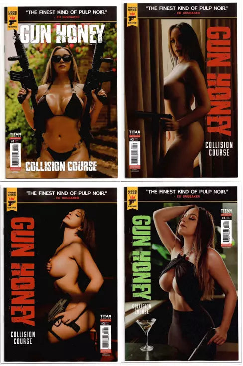 Gun Honey : Collision Course Tabitha Lyons Cosplay Variant Cover SET of 4 !! NM