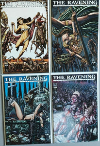 The Ravening #1 Through #4 Wrap Around Variant Cover SET !!!  NM