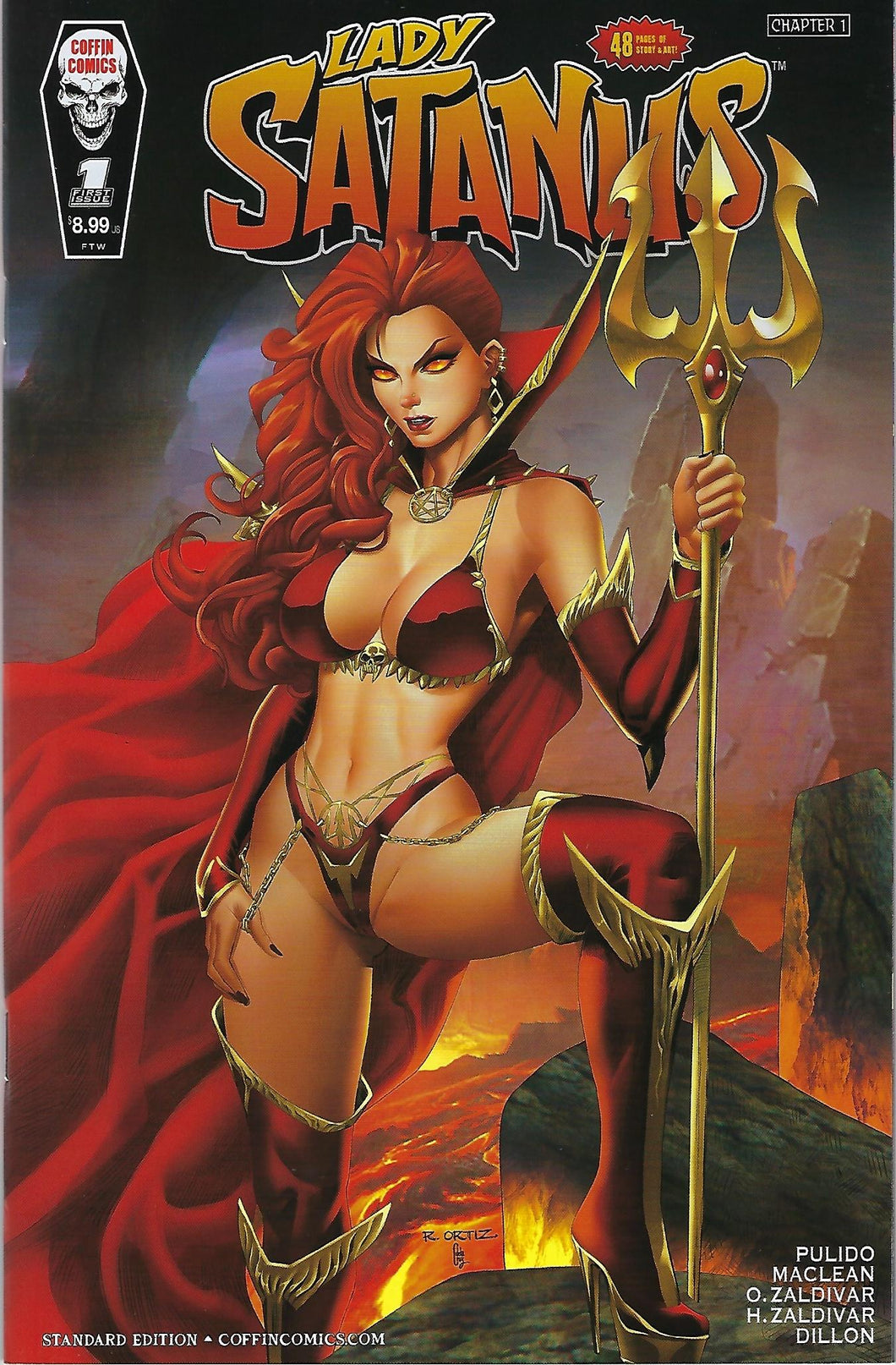 Lady Satanus Sinister Urge #1 One Shot Richard Ortiz Variant Cover !!!  NM