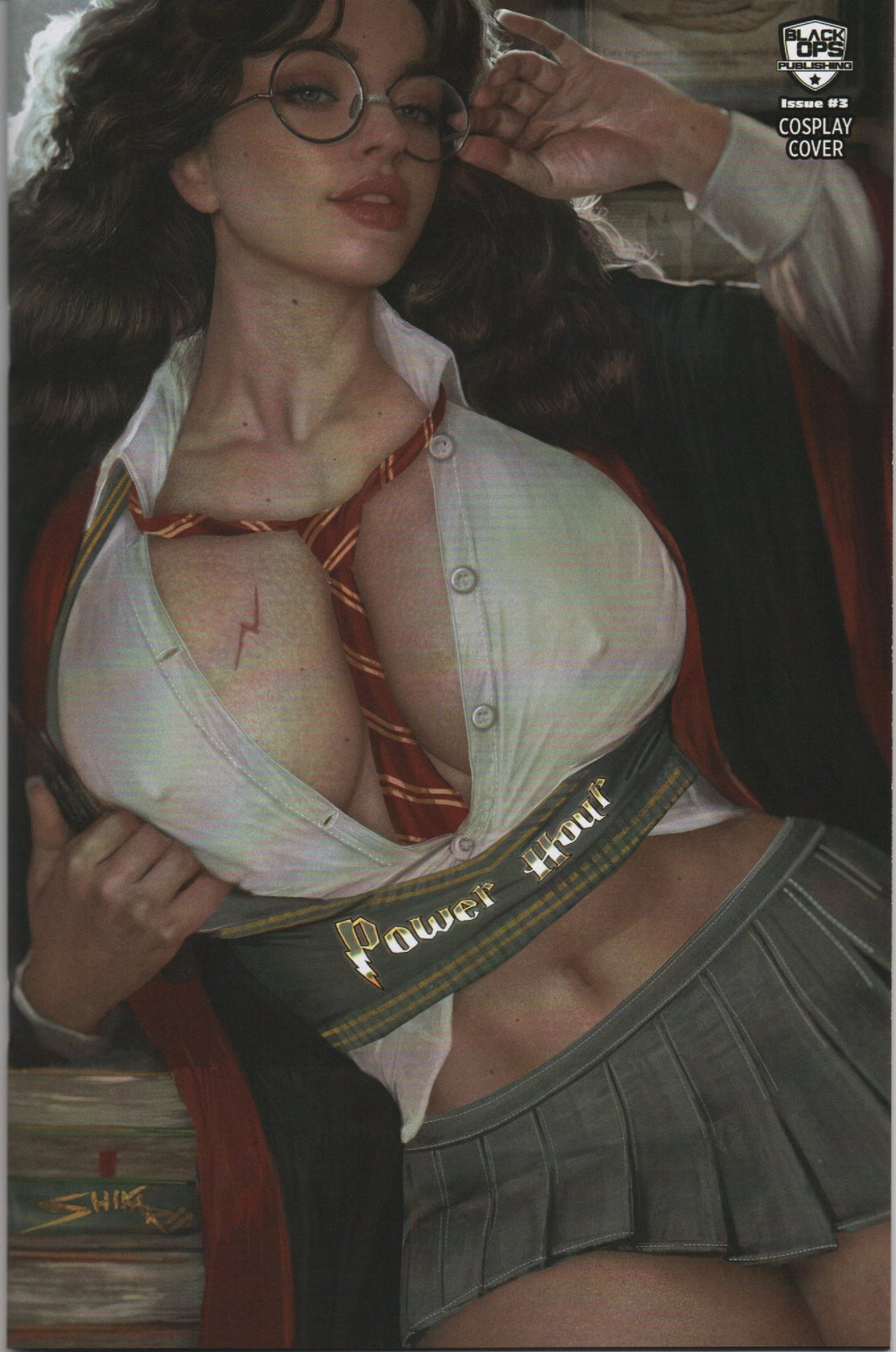POWER HOUR #3 Shikarii Herione Granger as Harry Potter Wizard Nice Variant Cover Limited to ONLY 375 NM