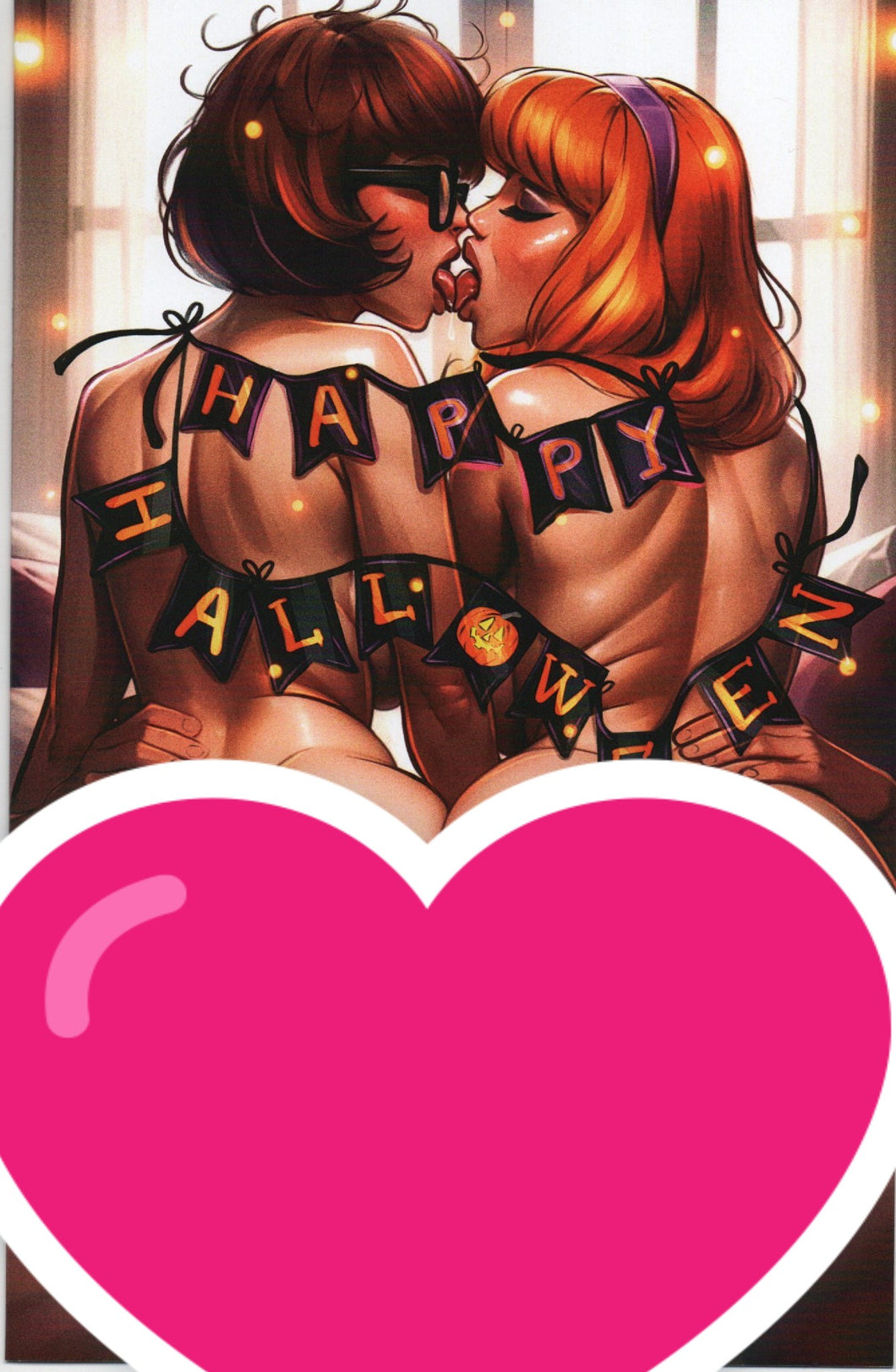 Totally Rad Halloween OKSI Velma & Daphne FULL NUDE Virgin Rad to the Max Cover  NM