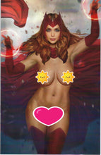Load image into Gallery viewer, Totally Rad Halloween Shikarii Scarlet Witch FULL Virgin Cover W/Bush !!! NM

