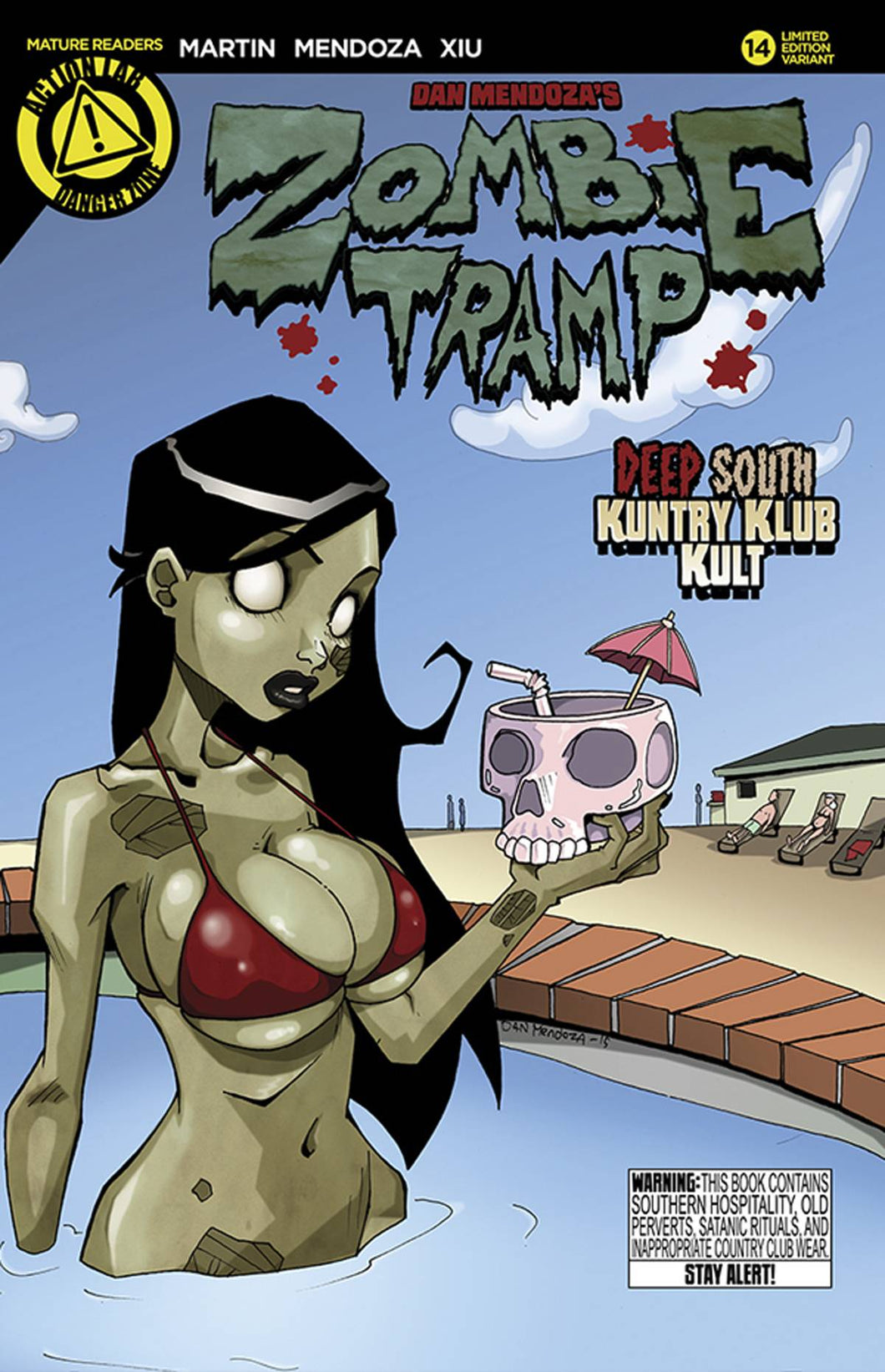 Zombie Tramp #14 Dan Mendoza Variant Cover Limited to ONLY 2000 NM