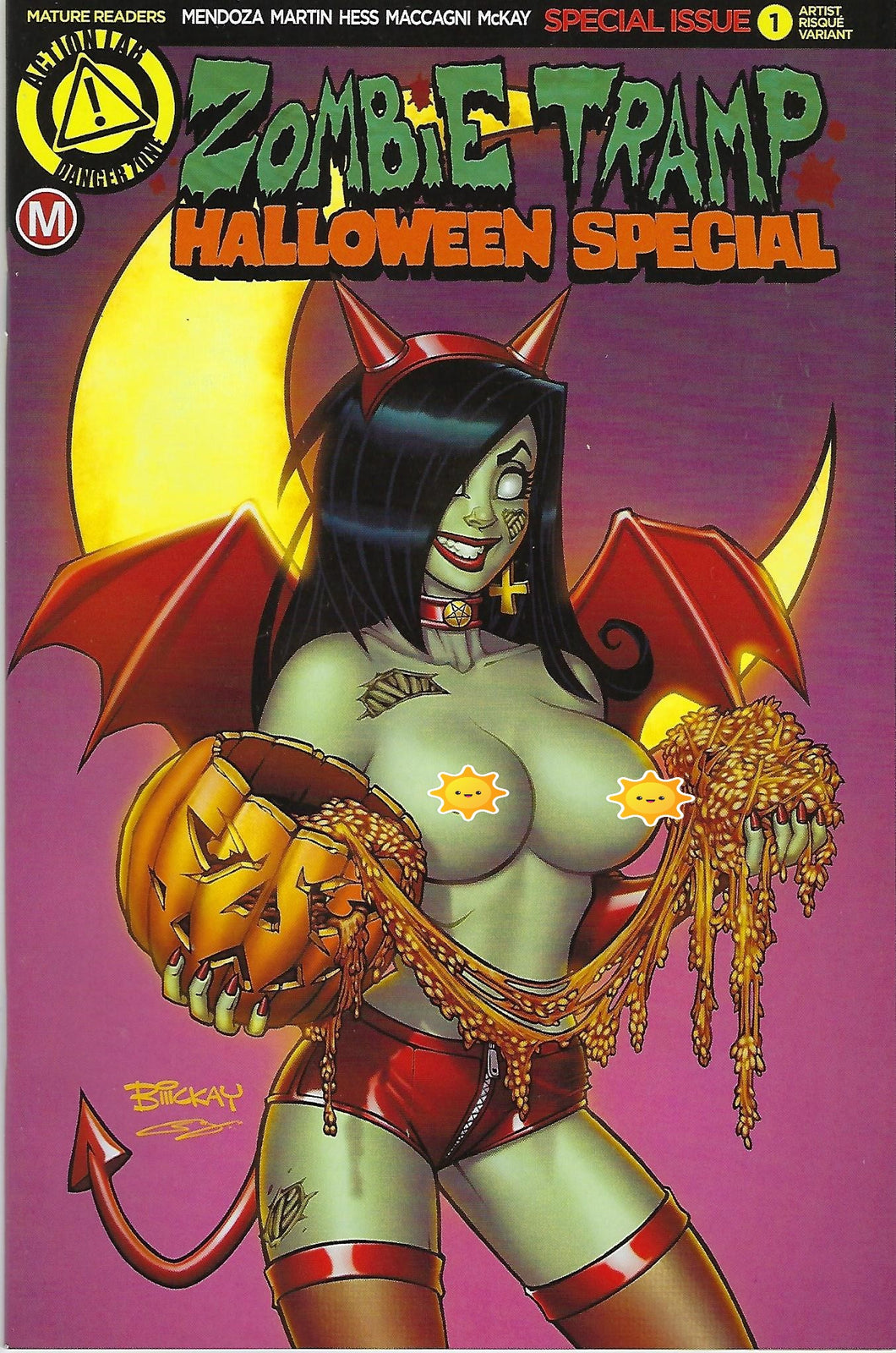 Zombie Tramp #1 Halloween Special Bill McKay Topless Variant Cover Limited to ONLY 2500 NM