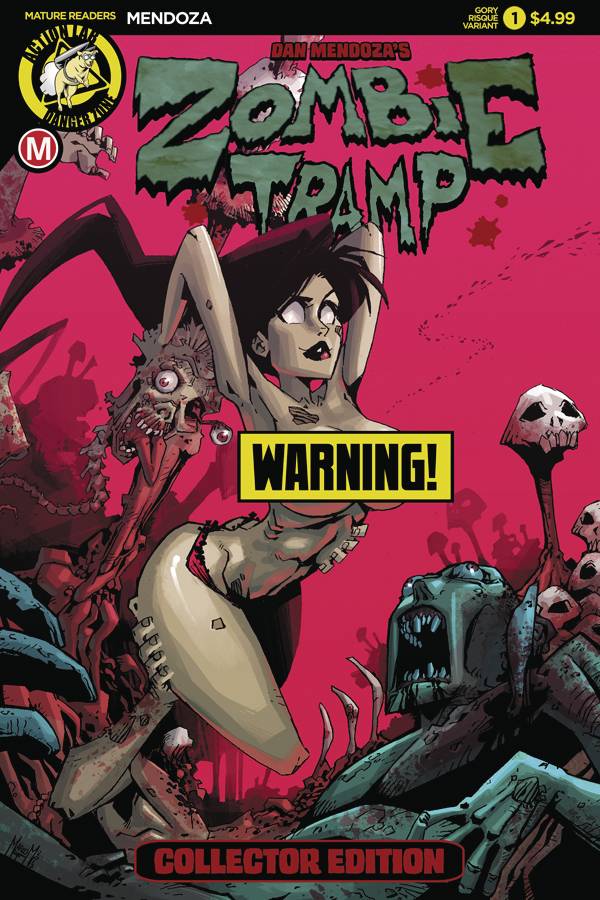 Zombie Tramp #1 Gory Collector Topless Variant Cover Limited to ONLY 2500 NM