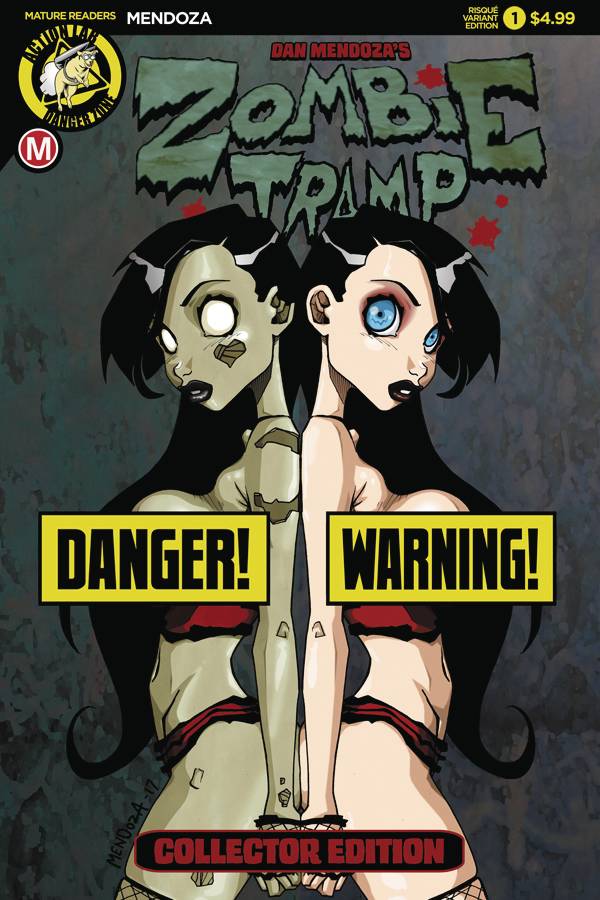 Zombie Tramp # 1 Origins Volume 1  Mendoza Risque / Topless Variant Collector Edition Cover !!!  NM