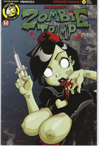 Zombie Tramp Origins # 3 Dan Mendoza Risque / Topless Cover Edition !!!  NM