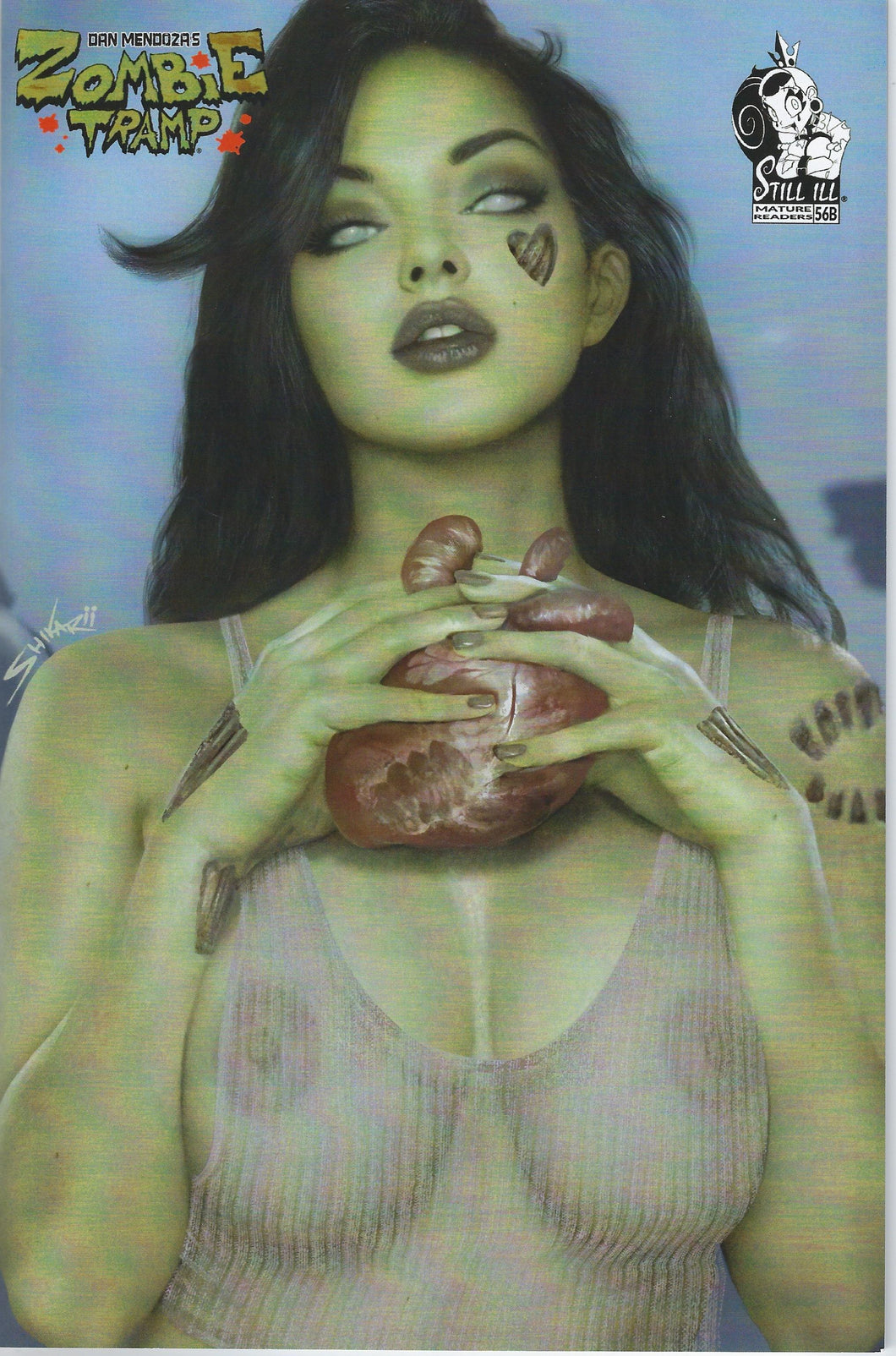Zombie Tramp #56 Shikarii Close Up Sheer Cover Limited to ONLY 100 SOLD OUT NM
