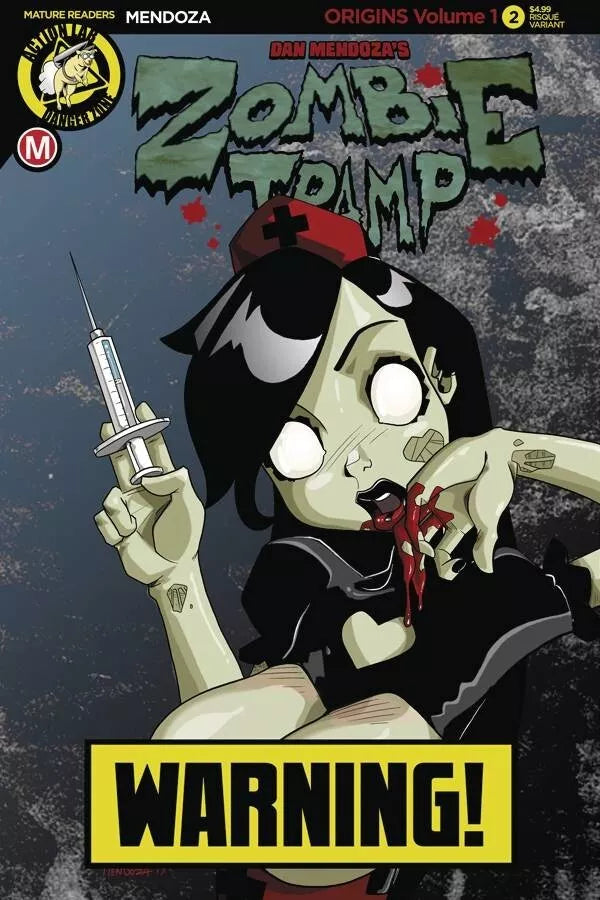 Zombie Tramp # 3 Dan Mendoza Risque Variant Cover Limited to ONLY 2500 NM