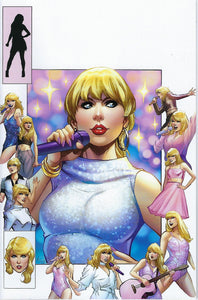 Female Force: Taylor Swift 2 Ale Garza C2E2 Limited to 500 Anniversary Virgin Cover NM
