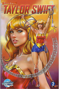 Female Force: Taylor Swift #2 Brian Miroglio C2E2 Wonder Woman Cosplay Lim to 500 Cover NM