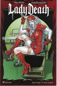 Lady Death # 24 LTD to 850 Juan Jose RYP Nurse Variant Cover !!!   NM