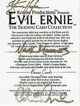 Load image into Gallery viewer, Evil Ernie Promo Trading Card Signed 3X !!!  NM
