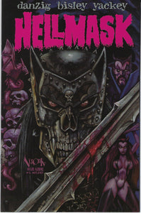 Hellmask #1 Simon Bisley Painted Variant Cover !! Glenn Danzig !!!  Verotik   NM