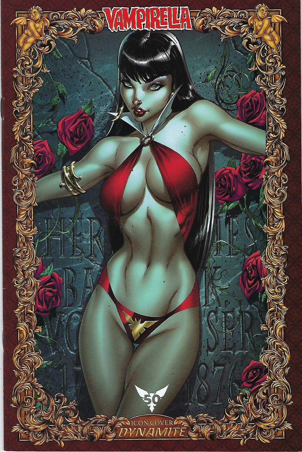 Vampirella #1 J. Scott Campbell 1:75 Icon Variant Cover Edition !!!  VF/NM