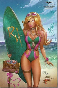 GRIMM FAIRY TALES ROBYN HOOD THE CURSE 5 DAWN MCTEIGUE COSPLAY LTD 350 SIGNED NM