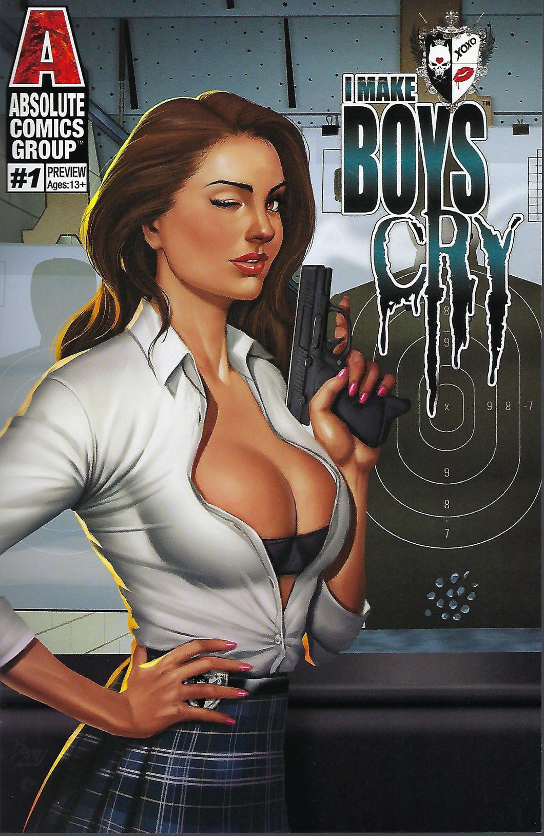 I Make Boys Cry # 1 Preview Edition Benny Powell Variant Cover !!! NM