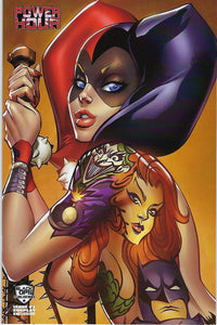 Power Hour Ale Garza Harley Quinn Close Up Cosplay Set of 2 Covers !!!  NM