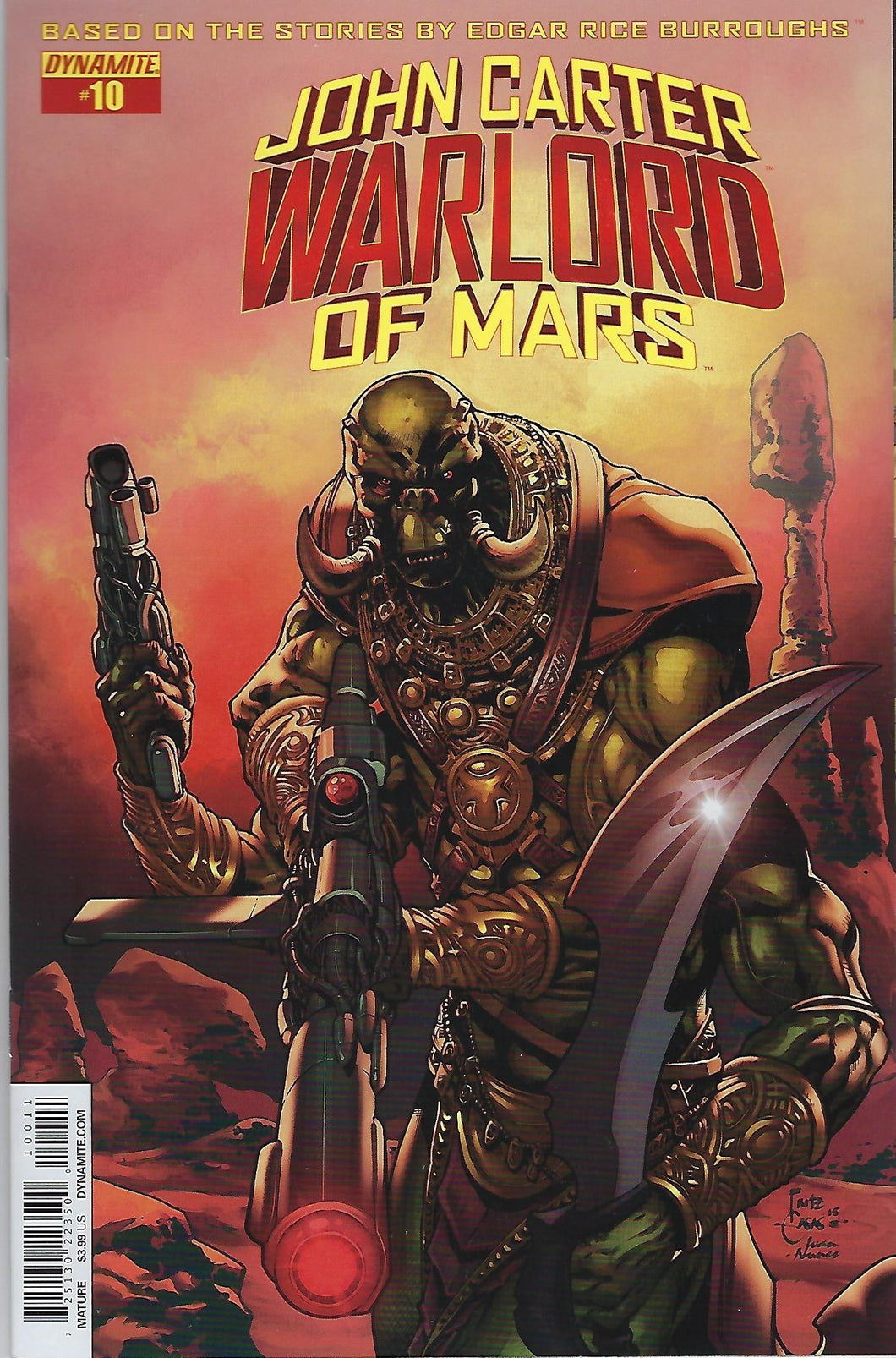 John Carter : Warlord of Mars # 10 !!!  NM