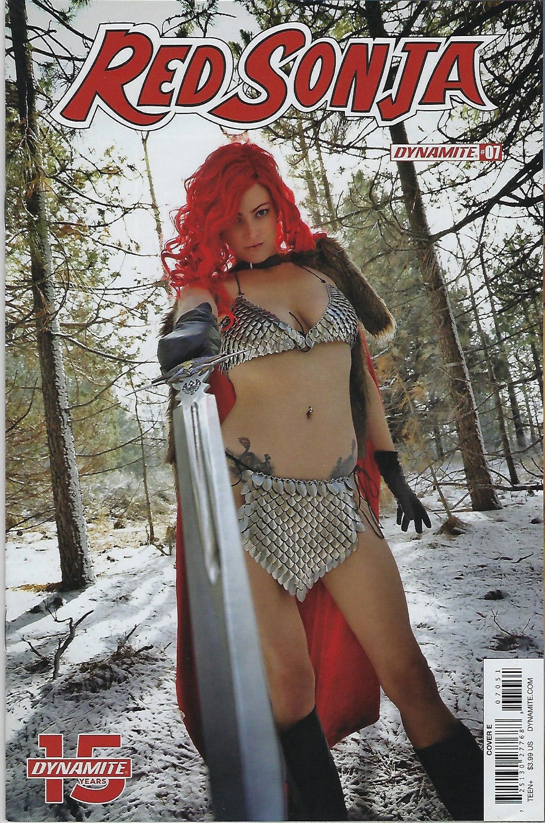 Red Sonja # 7 Layne Mychael Cosplay Photo Variant Cover 