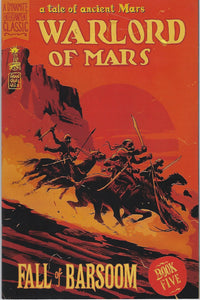Warlord of Mars : Fall of Barsoom # 5 Francesco Francavilla 1 in 10 Variant Cover !!!  VF/NM