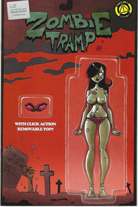 Zombie Tramp # 21 Dan Mendoza Action Figure Risque / Topless Variant Cover !!!  VF/NM