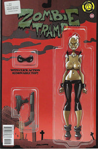 Zombie Tramp # 22 Dan Mendoza Action Figure Risque / Topless Variant Cover !!!  VF/NM