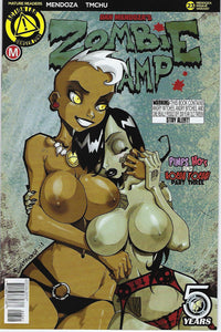 Zombie Tramp # 23 Dan Mendoza Artist Risque / Topless Variant Cover Edition !!!  VF/NM