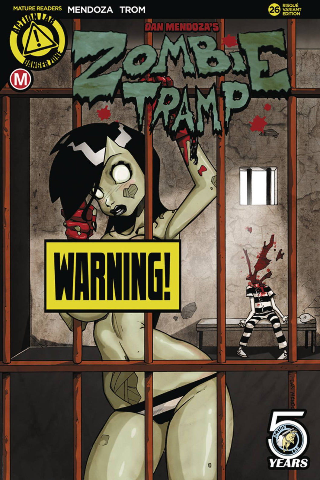 Zombie Tramp # 26 Dan Mendoza Artist Risque / Topless Variant Cover Edition !!!  VF/NM