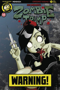 Zombie Tramp Origins # 3 Dan Mendoza Risque / Topless Cover Edition !!!  NM