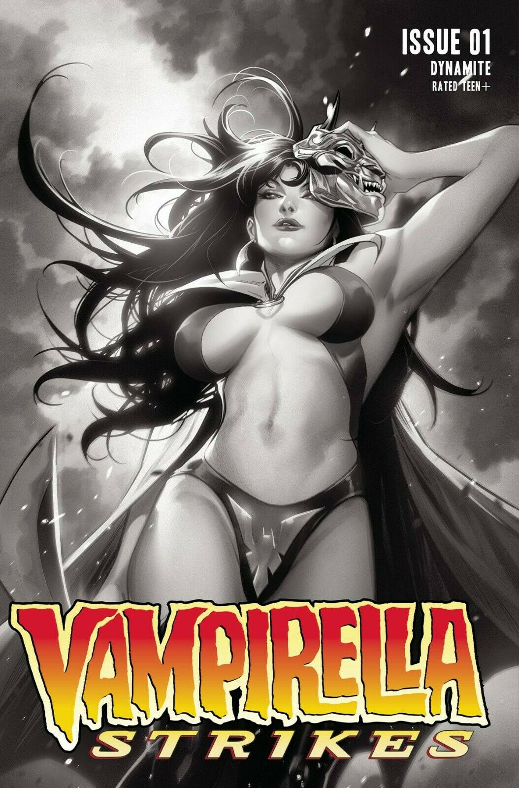 Vampirella Strikes # 1 Stephen Segovia 1:30 Black & White Variant Cover  NM