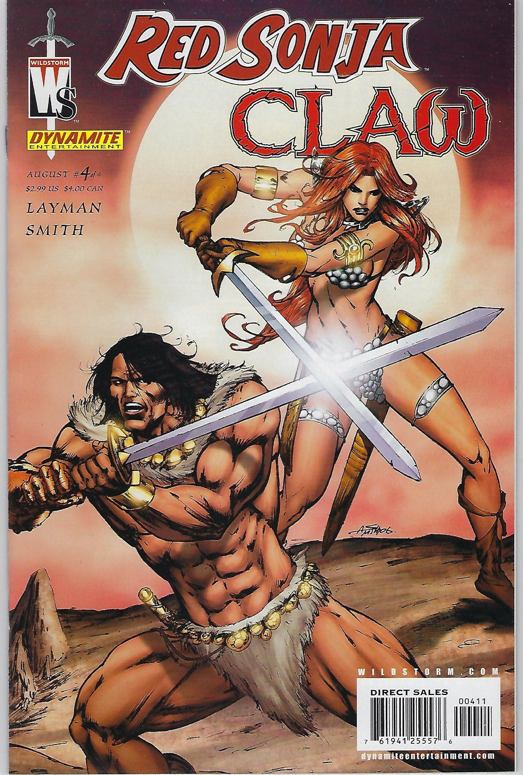 Red Sonja Claw #4  !!  NM