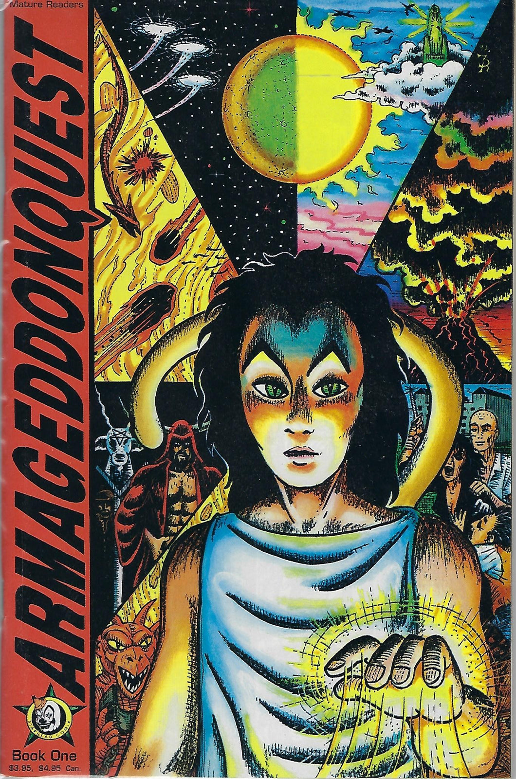 Armageddonquest Book One !!  Starhead Comix !!  VF/NM