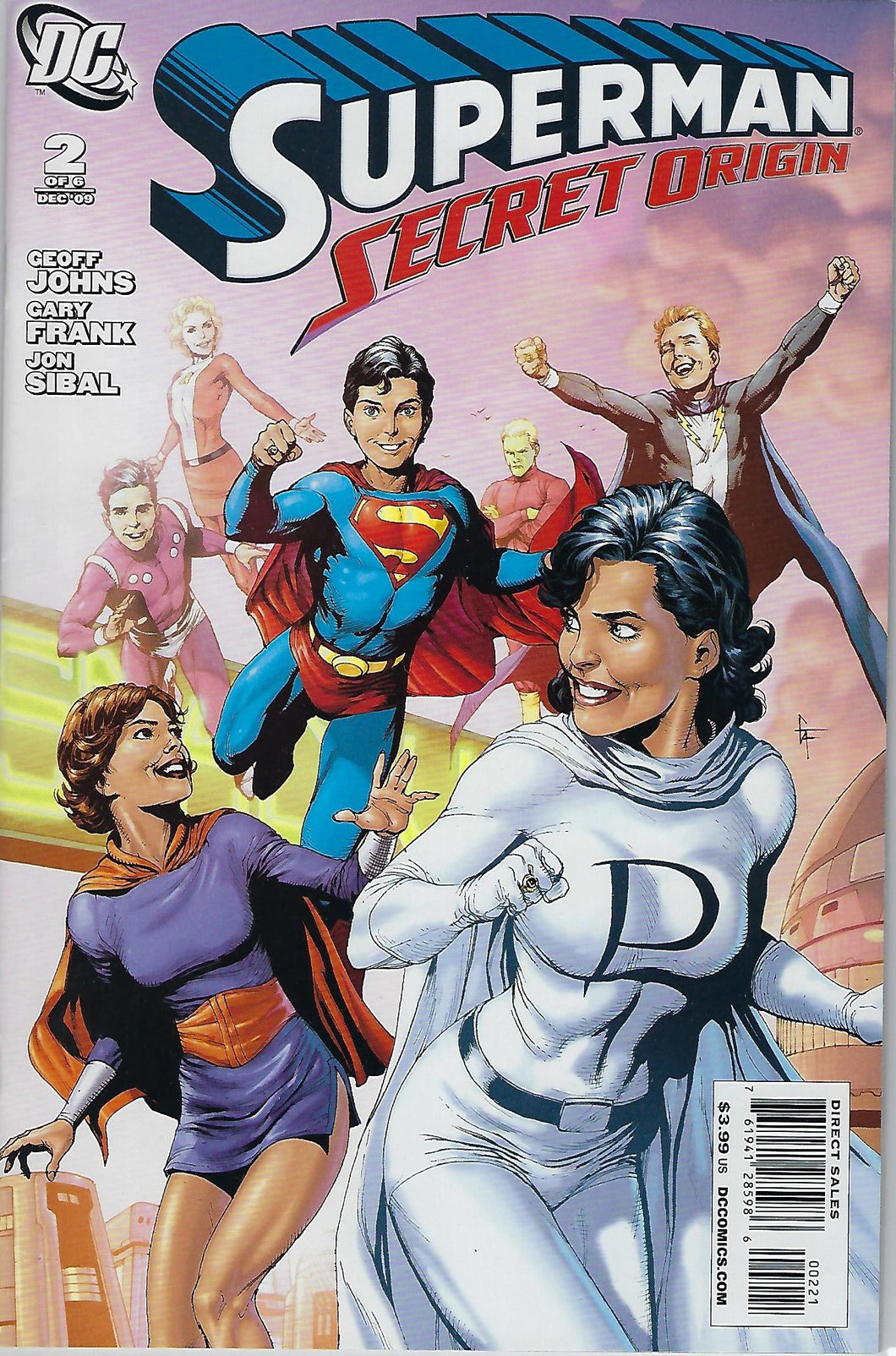 Superman Secret Origin # 2 Gary Frank 1 in 10 Variant Cover Edition !!!  NM