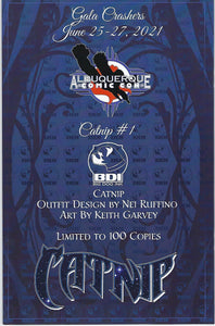 Catnip #1 Keith Garvey Gala Crashers Virgin Variant Cover Edition Limited to ONLY 100 !!!  NM
