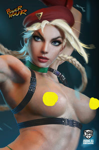 Power Hour Shikarii Cammy Fighter Close Up Topless Cosplay Cover " F" Limited to ONLY 200  !! NM