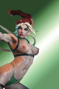 Power Hour Shikarii Cammy Fighter Sketch Up Topless Cosplay Virgin Cover "I" Limited to ONLY 200 NM