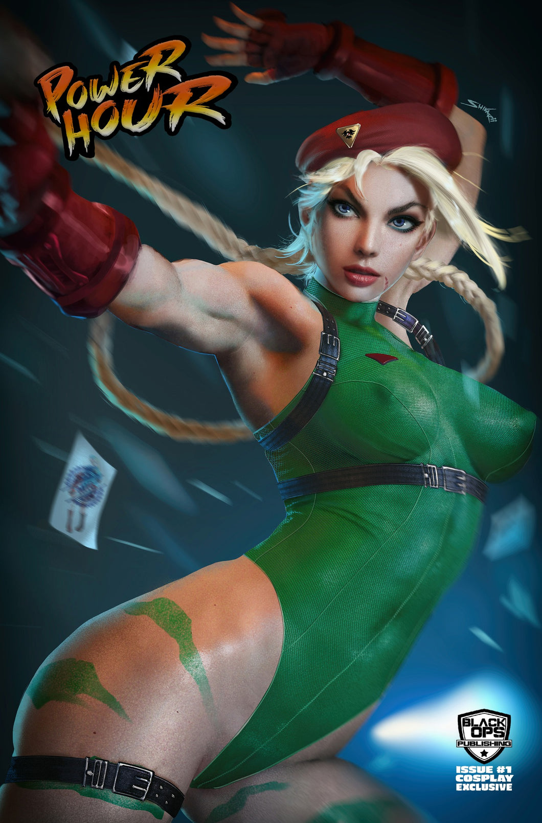 Power Hour Shikarii Cammy Trade Dressed Fighter Cosplay Limited to 600  !! NM
