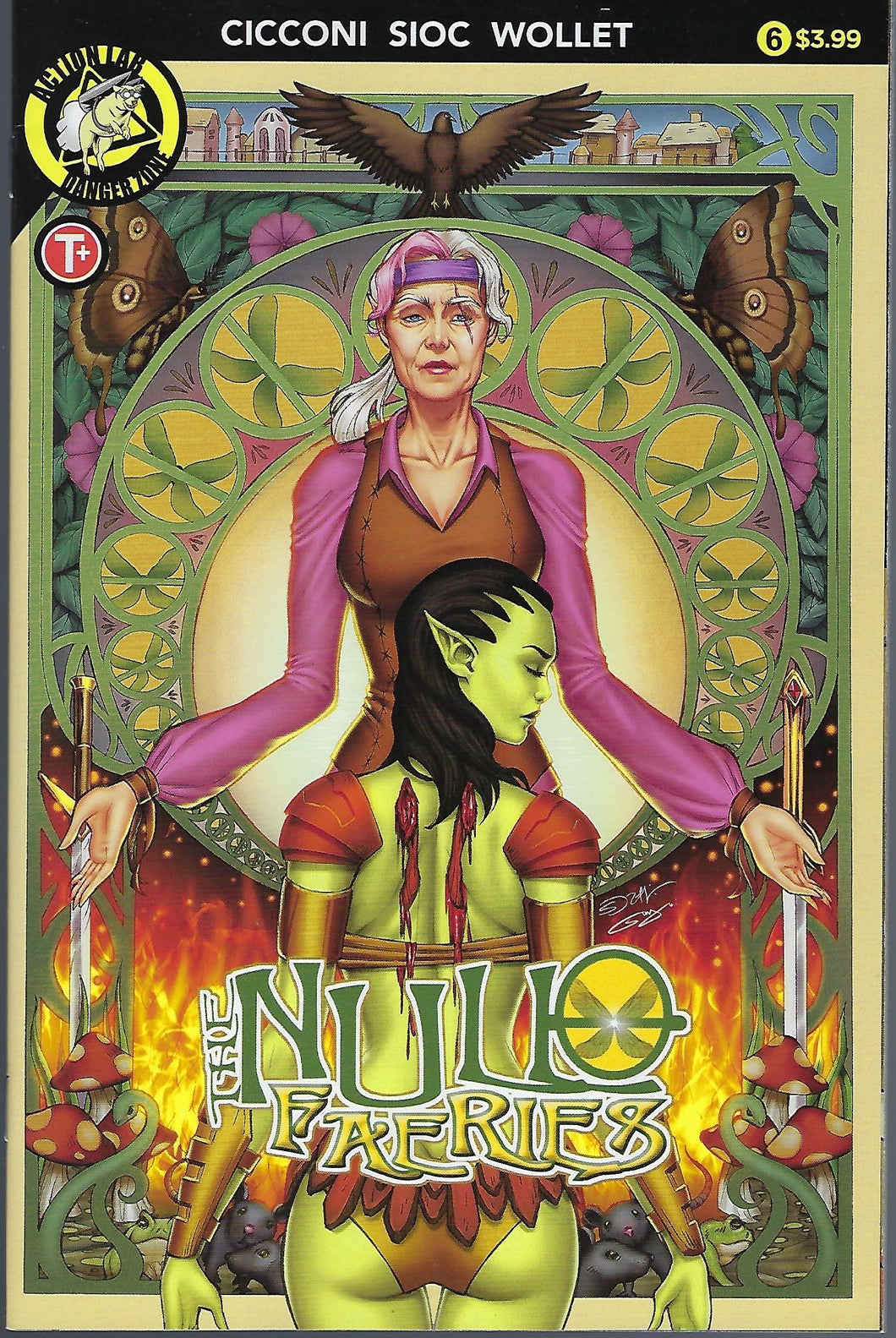 THE NULL FAERIES # 6 SOLD OUT SORAH SUHNG LIMITED EDITION VARIANT COVER !! NM
