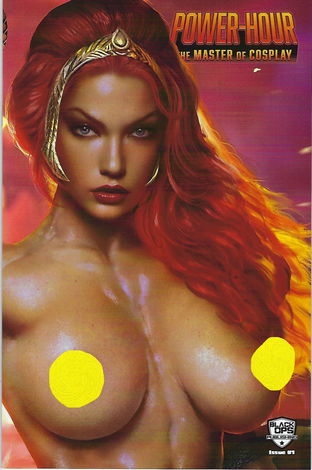 Power Hour # 1 Shikarii Close Up Teela Variant Topless Cover Limited to 200 NM