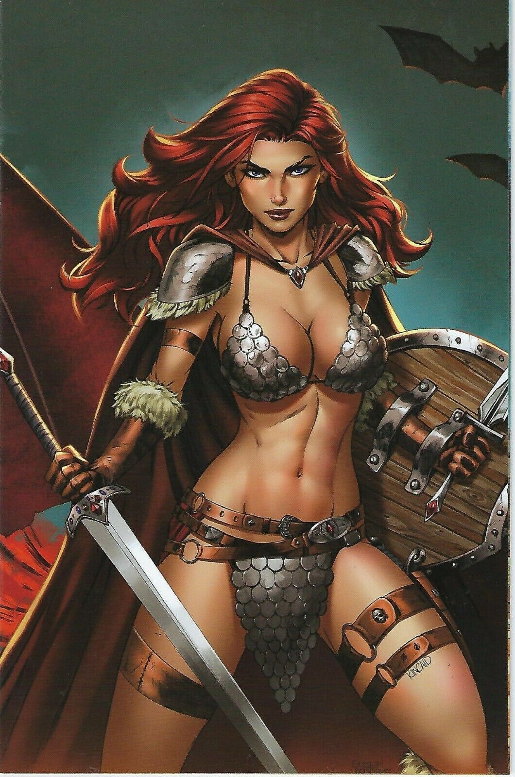 Red Sonja 2 Ryan Kincaid Exclusive Limited to 500 Virgin Variant Connecting Cover NM