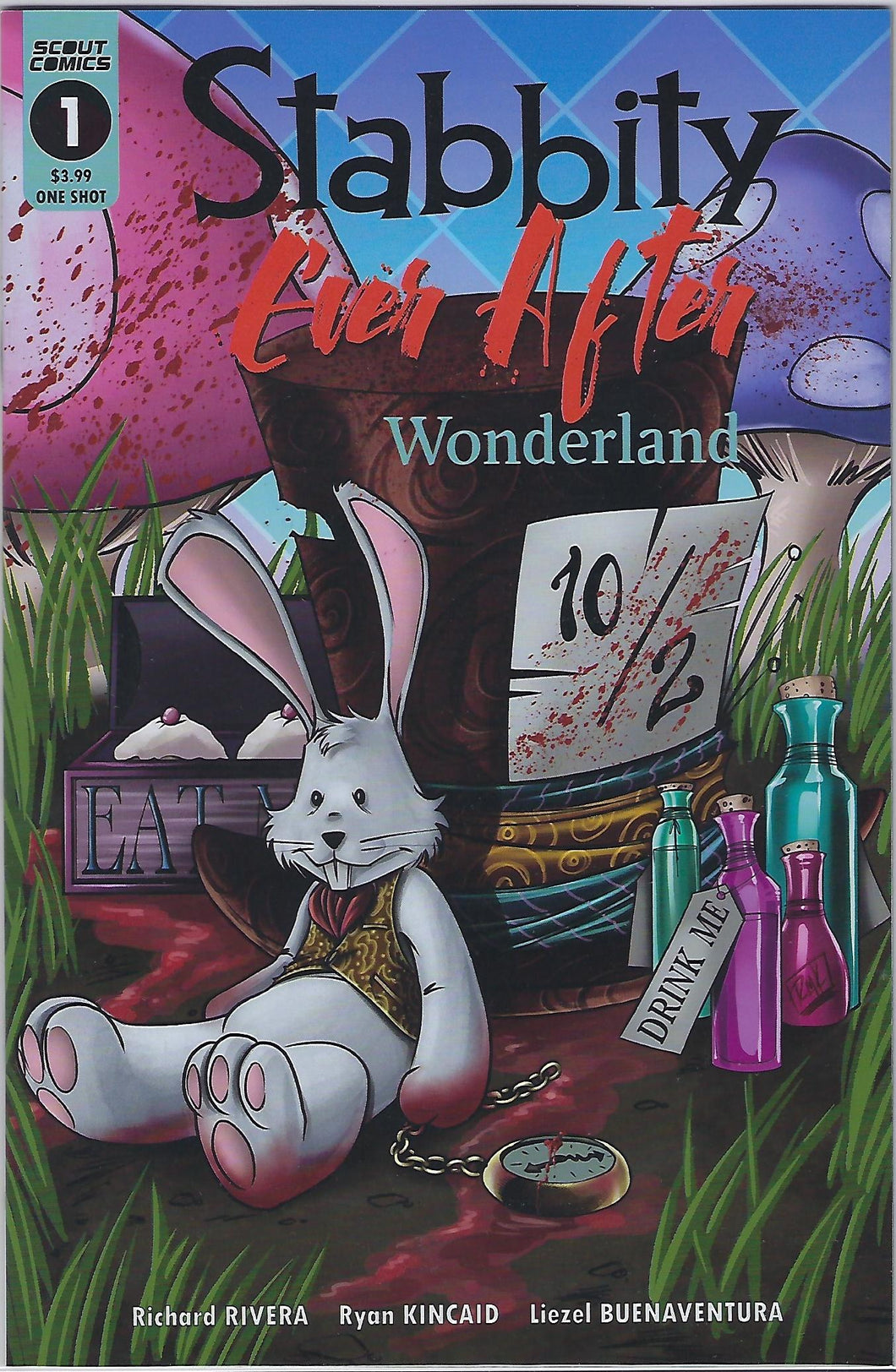 STABBITY EVER AFTER WONDERLAND # 1 RYAN KINCAID COVER  !!   SCOUT COMICS !!   NM