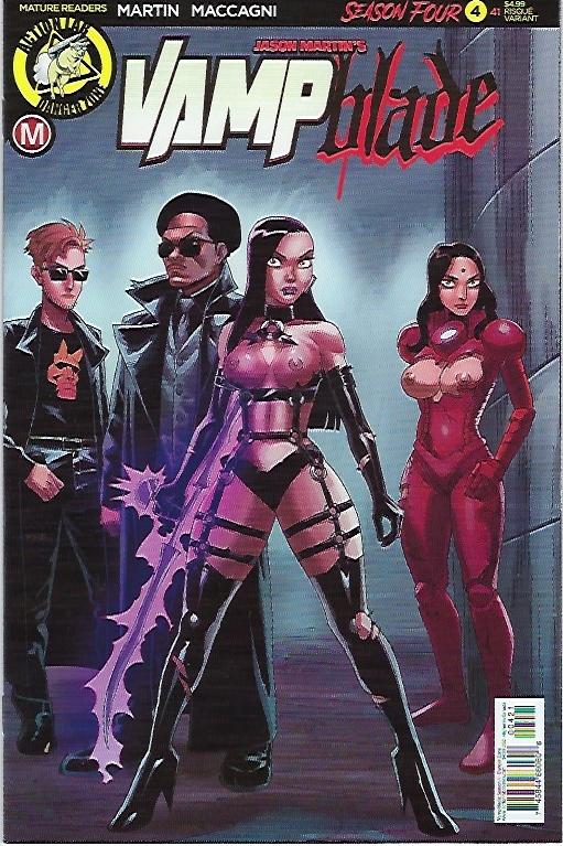 VAMPBLADE # 4 YOUNG RISQUE VARIANT COVER LIMITED TO 2000  !!!      NM
